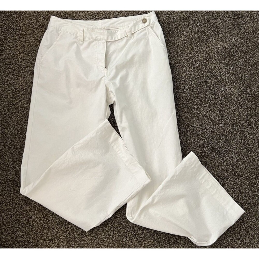 Ruby Rd. Petite White Cotton Pants Size 10P - Picture 4 of 6
